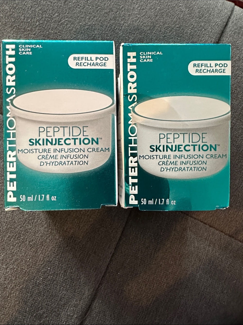 BNIB Peter Thomas Roth Peptide Skinjection Moisture Infusion Cream - two pack
